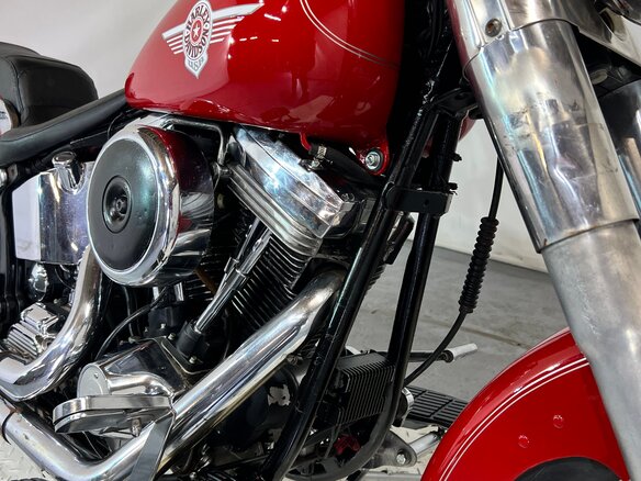1998 Harley-Davidson Fat Boy, пурпурный, 610000 рублей - вид 14