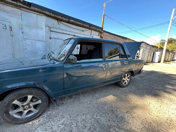 2003 Lada (ВАЗ) 2107, синий, 150000 рублей - вид 3