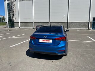 2017 Hyundai Solaris II, синий, 1120000 рублей, вид 3