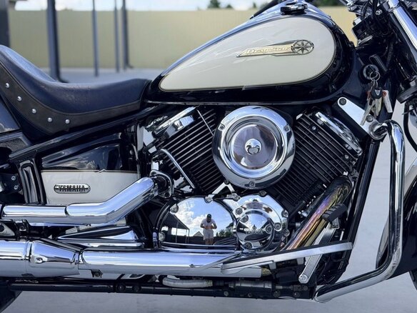 2006 Yamaha XVS1100, чёрный - вид 11