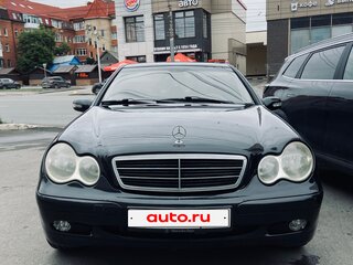 2000 Mercedes-Benz C-Класс 180 II (W203), чёрный, 490000 рублей, вид 1