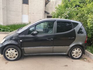 1998 Mercedes-Benz A-Класс 160 I (W168), чёрный, 250000 рублей, вид 4