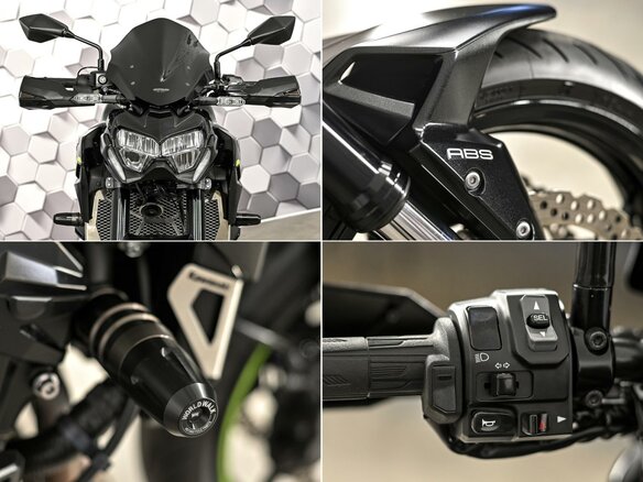 2022 Kawasaki Z 900, чёрный - вид 9