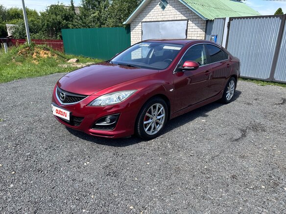 2010 Mazda 6 II (GH) Рестайлинг, красный - вид 1