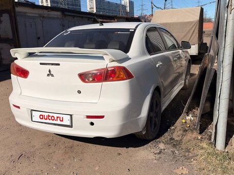 2008 Mitsubishi Lancer X, белый, 380000 рублей, вид 5