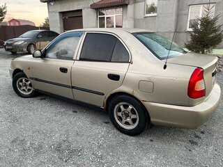 2005 Hyundai Accent ТагАЗ II, бежевый, 115000 рублей, вид 2