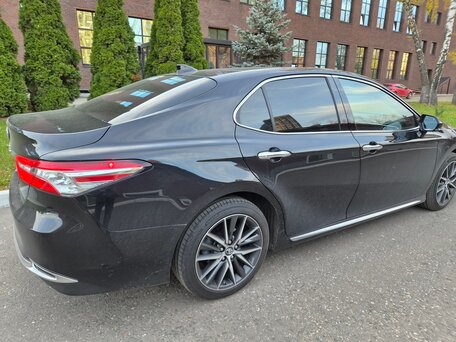2023 Toyota Camry US Market VIII (XV70) Рестайлинг, чёрный, 3500000 рублей, вид 3