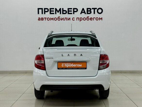 2022 Lada (ВАЗ) Granta I Рестайлинг, белый, 670000 рублей - вид 4