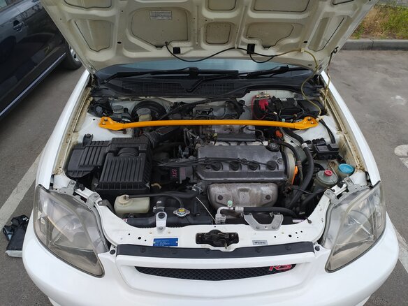 1999 Honda Civic Ferio II, белый, 500000 рублей - вид 22