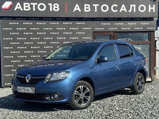 2014 Renault Logan II, синий, 669000 рублей, вид 1