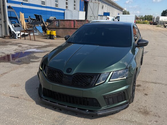 2020 Skoda Octavia III (A7) Рестайлинг, зелёный - вид 2