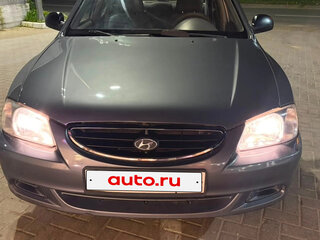 2007 Hyundai Accent ТагАЗ II, серый, 450000 рублей, вид 3