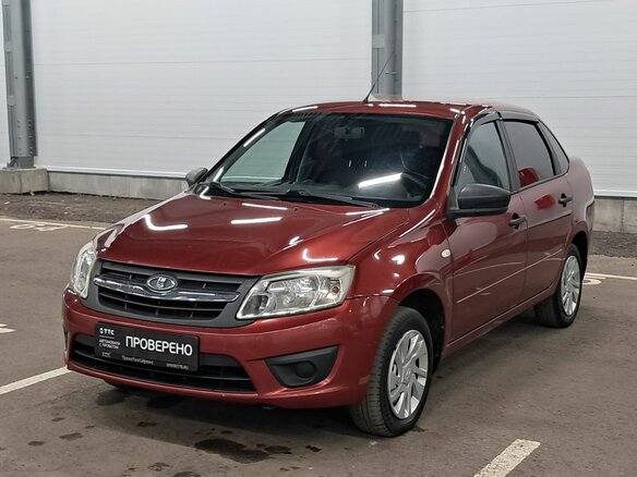 2017 Lada (ВАЗ) Granta I, красный, 460000 рублей