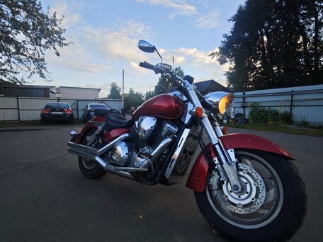 2002 Honda VTX 1800, красный, 600000 рублей, вид 4
