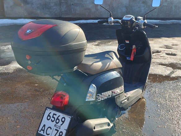2013 Yamaha Cuxi 100, чёрный, 180000 рублей - вид 3