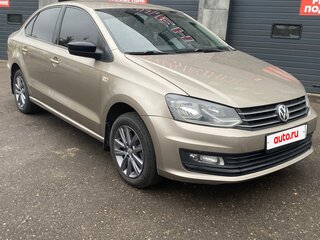 2019 Volkswagen Polo V Рестайлинг, коричневый, 1250000 рублей, вид 3