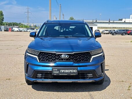 2021 Kia Sorento IV, голубой, 3195000 рублей, вид 2
