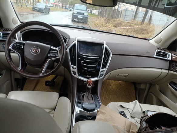 2015 Cadillac SRX II Рестайлинг, красный, 1600000 рублей - вид 12