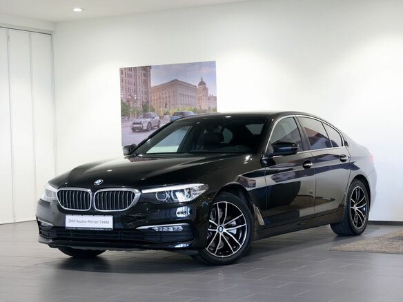 2018 BMW 5 серии 520d xDrive VII (G30/G31/G38), чёрный