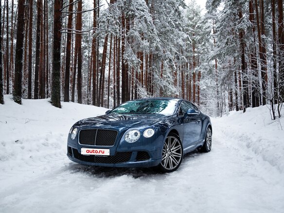 2014 Bentley Continental GT Speed II, синий, 7000000 рублей - вид 1