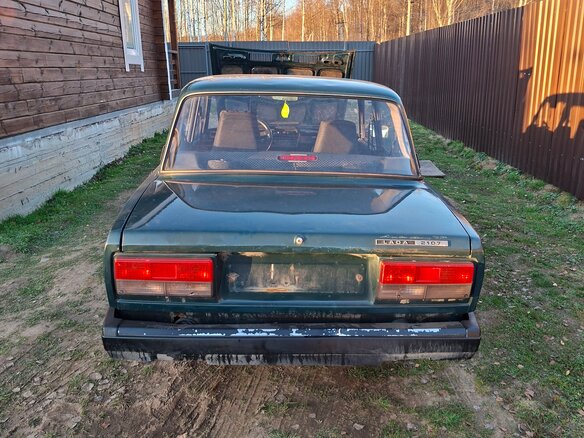 2007 Lada (ВАЗ) 2107, зелёный, 145000 рублей - вид 3