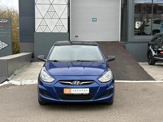 2012 Hyundai Solaris I, синий, 582000 рублей, вид 3