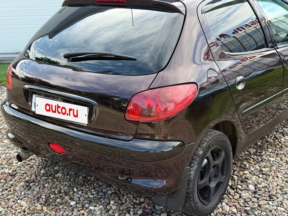 2007 Peugeot 206, чёрный - вид 16