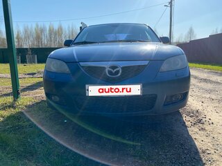 2007 Mazda 3 I (BK) Рестайлинг, синий, 350000 рублей, вид 2