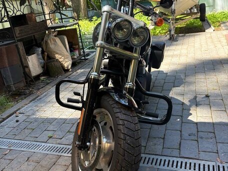 2013 Harley-Davidson Fat Bob, чёрный, 1099000 рублей, вид 1