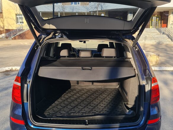 2015 BMW X3 28i xDrive II (F25) Рестайлинг, синий, 2250000 рублей - вид 12