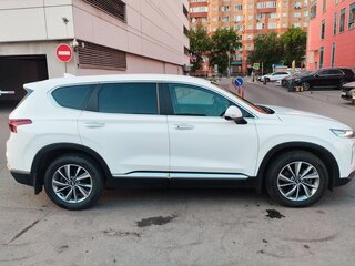 2019 Hyundai Santa Fe IV, белый, 2800000 рублей, вид 4