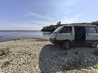 1990 Nissan Largo II (GC22), серый, 400000 рублей, вид 1