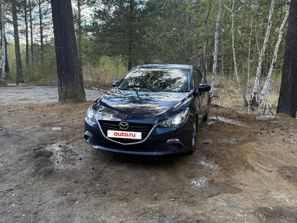 2015 Mazda 3 III (BM), синий, 1000000 рублей - вид 3