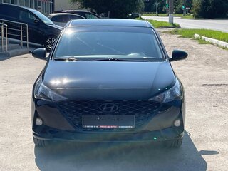2020 Hyundai Solaris II Рестайлинг, чёрный, 1599000 рублей, вид 2