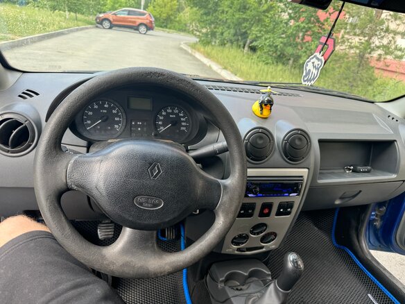 2007 Renault Logan I, синий, 370000 рублей - вид 9
