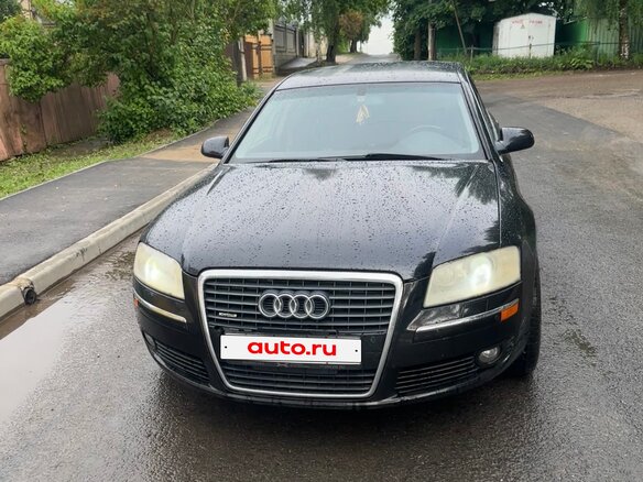 2006 Audi A8 II (D3) Рестайлинг, чёрный - вид 5