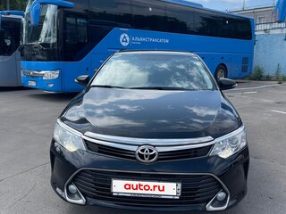 2015 Toyota Camry VII (XV50) Рестайлинг, чёрный, 1500000 рублей, вид 1