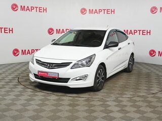 2016 Hyundai Solaris I Рестайлинг, белый, 898000 рублей, вид 1