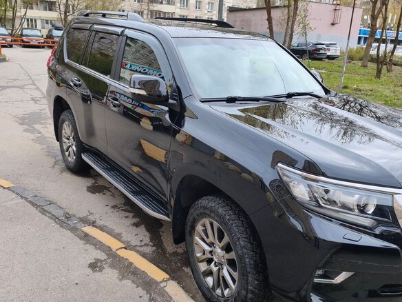 2020 Toyota Land Cruiser Prado 150 Series Рестайлинг 2, чёрный - вид 1