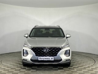 2020 Hyundai Santa Fe IV, серебристый, 2900000 рублей, вид 2