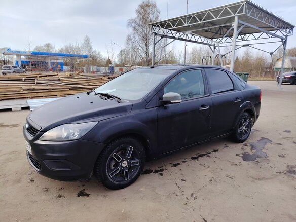 2008 Ford Focus II Рестайлинг, чёрный, 360000 рублей