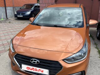 2019 Hyundai Solaris II, оранжевый, 1350000 рублей, вид 2