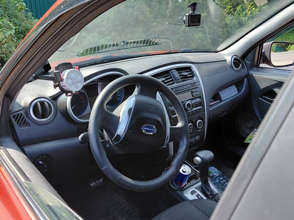 2015 Datsun mi-DO, оранжевый, 480000 рублей - вид 5
