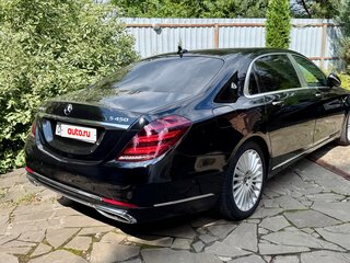 2019 Mercedes-Benz Maybach S-Класс 450 I (X222) Рестайлинг, чёрный, 4200000 рублей, вид 2