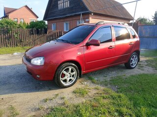 2010 Lada (ВАЗ) Kalina I, красный, 230000 рублей, вид 2