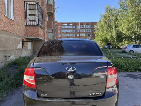 2013 Lada (ВАЗ) Granta I, синий, 290000 рублей - вид 3