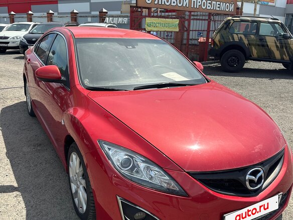 2011 Mazda 6 II (GH) Рестайлинг, красный, 985000 рублей - вид 6