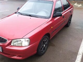 2006 Hyundai Accent ТагАЗ II, красный, 340000 рублей, вид 1