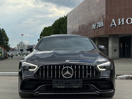 2021 Mercedes-Benz AMG GT 4-Door Coupe 43 I, чёрный, 7570000 рублей, вид 2