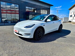 2021 Tesla Model Y Long Range I, белый, 4620000 рублей, вид 1
